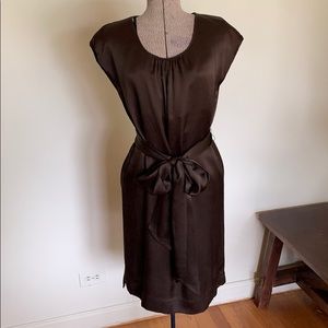 Elie Tahari Hammered Silk Dress
